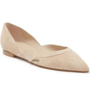 Stuart Weitzman Avenue suede flat slight flaws
